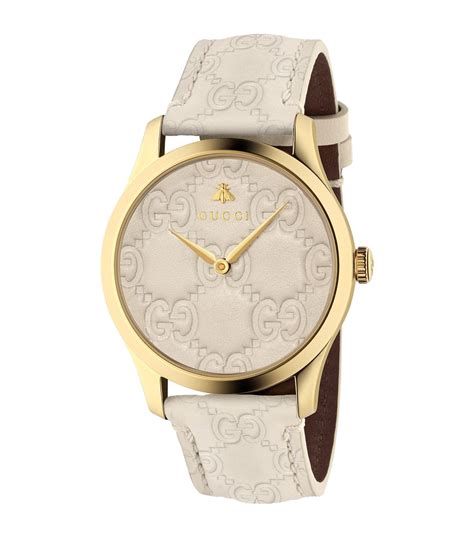 plexiglas and gold-tone watch gucci|Gucci pvd yellow gold.